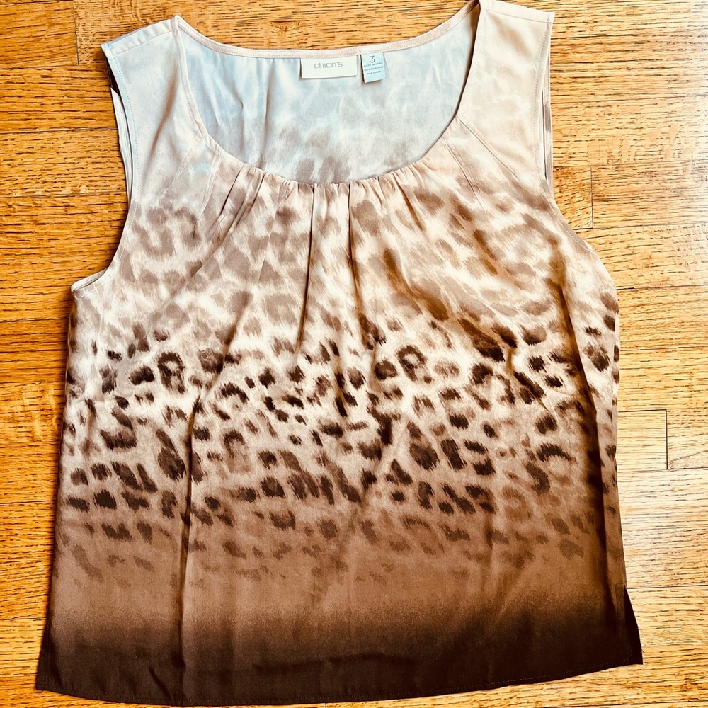 CHICOS ANIMAL PRINT TANK
